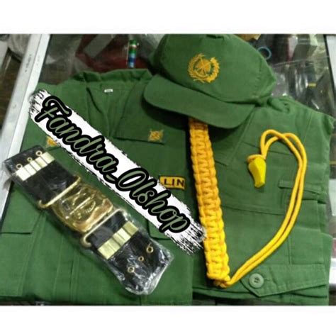 Jual Baju Seragam Setelan Hansip Linmas Full Set Kualitas Terbaik