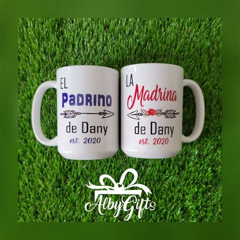 Tazas Personalizadas Para Padrino Madrina Tazas Personalizadas