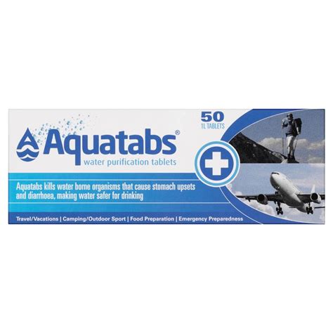 Buy Aquatabs Water Purification 50 Tablets Online At Chemist Warehouse