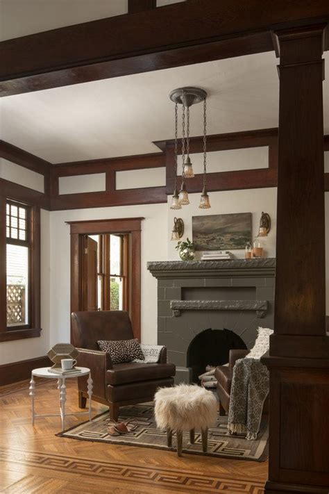 Craftsman Style Fireplace Details