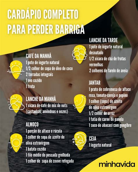 Dieta Para Perder Barriga Veja Cardápio Para Emagrecer Dieta