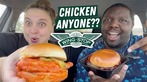 Tasting Wingstop New Chicken Sandwich [food Review] Youtube