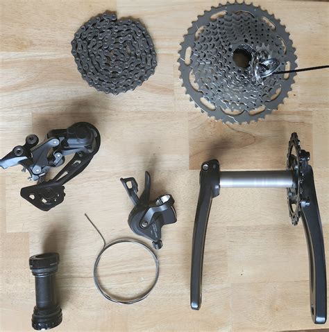 2023 New Shimano Deore 1x10 Drive Train Groupset 200 For Sale