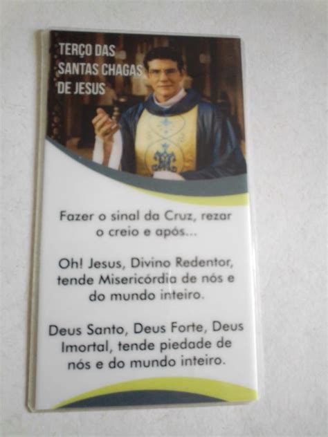 Cart O Como Rezar O Ter O Das Santas Chagas De Jesus Livraria Fonte