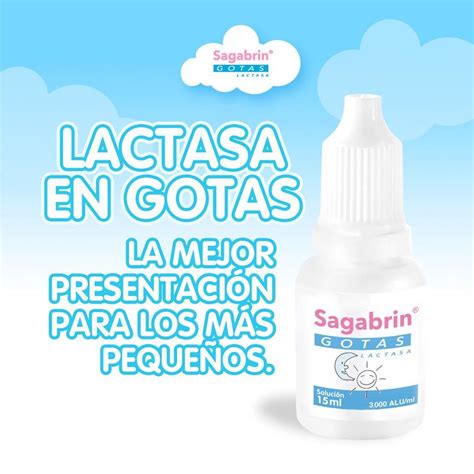 Solución Pediátrica Sagabrin Lactasa Gotas 15ml Chedraui