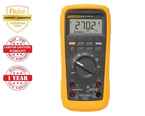 Fluke 27ii Rugged Digital Multimeter Unitest Instruments