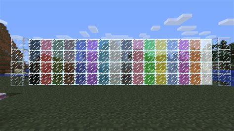 Colored Glass Minecraft The Block Uses Connected Textures Which Allows The Player To Make A