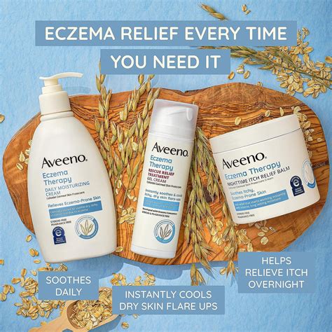 Aveeno Eczema Therapy Daily Moisturizing Body Cream Soothing Relief For Dry Itchy Skin 5 Oz