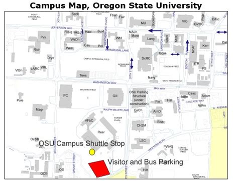 Oregon State University Map Pdf