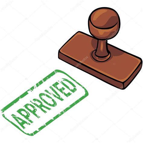 Vector Stamp Approved Stock Vector By Nikiteev