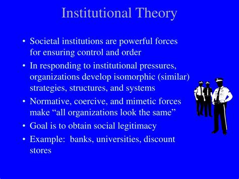 Institutional Theory Diagram