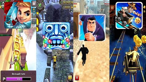 Blades Of Brim Vs Temple Run 2 Frozen Shadows Vs Agent Dash Vs Rail