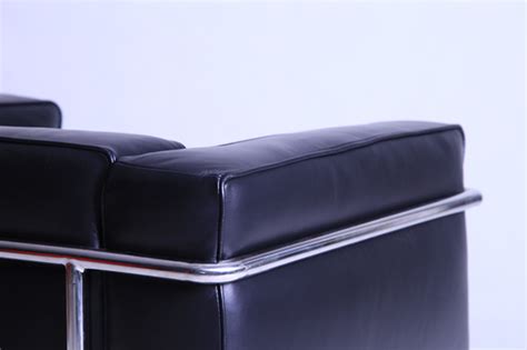 Le Corbusier LC3 Armchair in Black Leather|Le Corbusier Grande Sofa LC3 ...