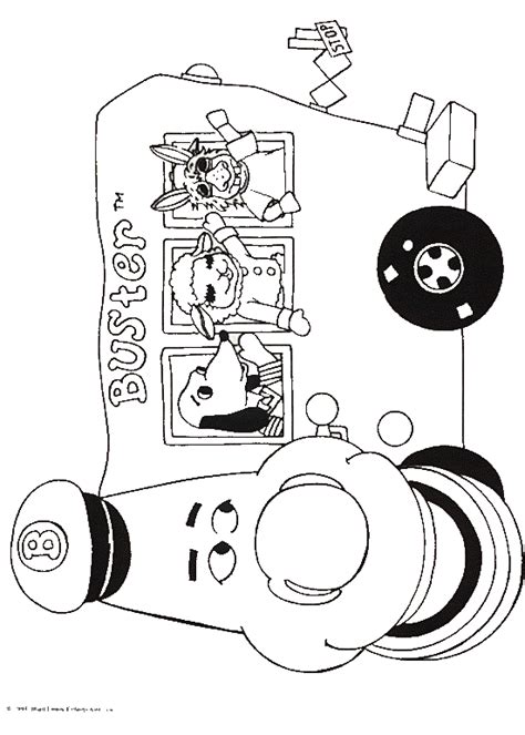 Buster The Bus Coloring Coloring Pages