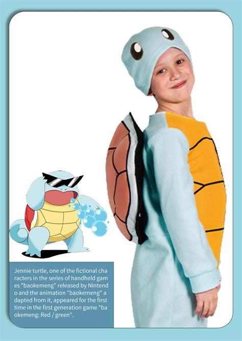 Kids Pokemon Squirtle Costume