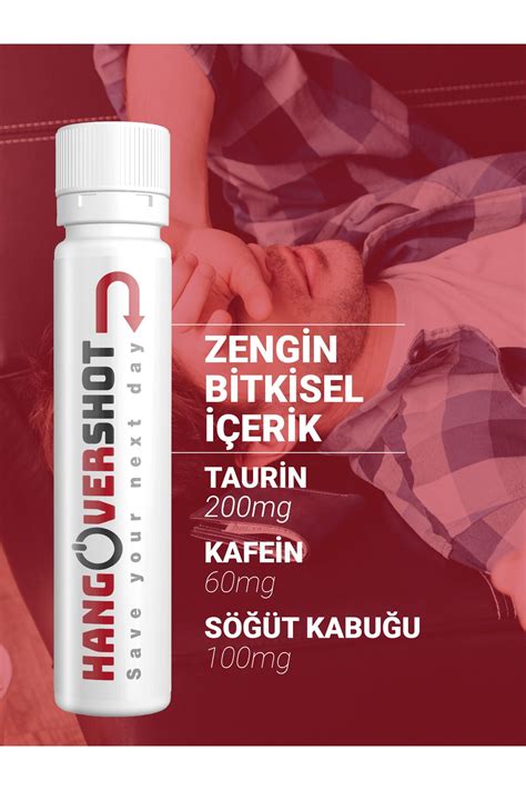 HANGOVERSHOT Akşamdan Kalma, Hangover Shot Bitkisel Destek, Save Your
