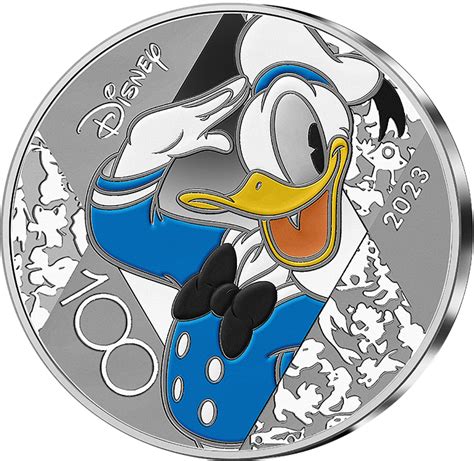 France Monnaie De Paris Donald Duck Ans Disney Euros