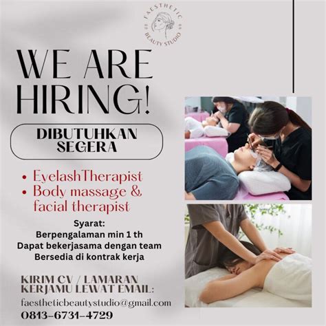 Lowongan Kerja Beauty Therapist Di Faesthetic Lokerbandung Id