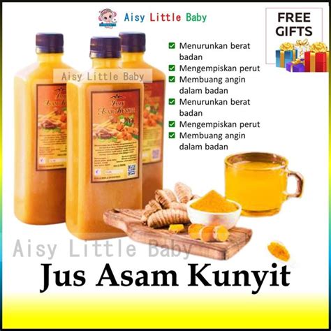 Jamu Asam Kunyit Jus Asam Kunyit Ml Air Berpantang Buang