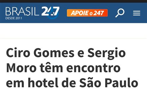 Frederico Krepe On Twitter Ciro Cruzou Moro No Elevador Em Um