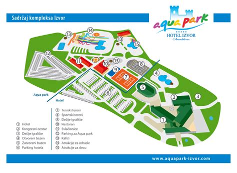 Aqua Park Hotel Izvor Artikli Mapa Parka