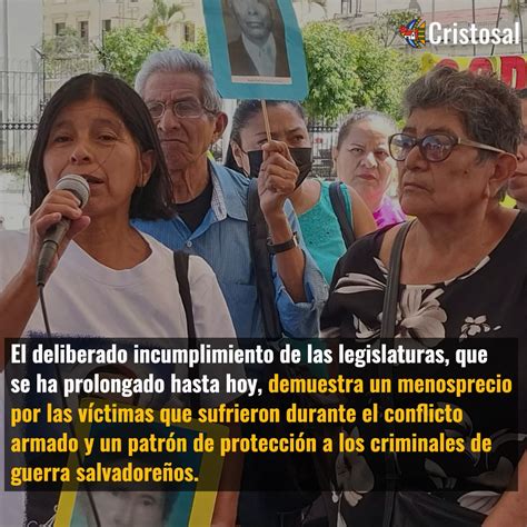 Cristosal on Twitter JusticiaTransicional Asociaciones de víctimas