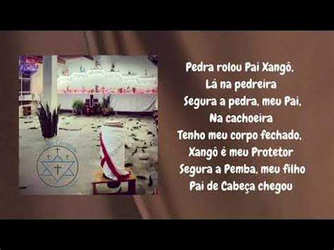 Letra Do Ponto De Xango - ponto de Xangô com letra: Pedra Rolou Paí Xangô - YouTube