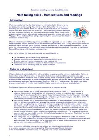 Note Taking 2 PDF