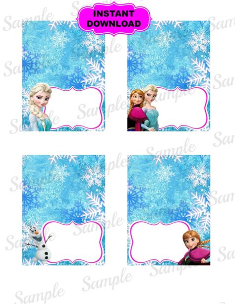 Frozen Food Labels Free Printables Printable Templates