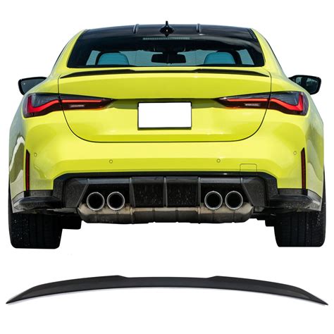 Ikon Motorsports Rear Trunk Spoiler Compatible With 2021 2022 Bmw G22 4