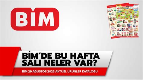 BİM de bu hafta salı neler var BİM 29 Ağustos 2023 aktüel ürünler