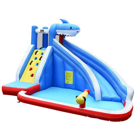 Giant Spacious Kids Inflatable Blow Up Water Slide Pool– Zincera