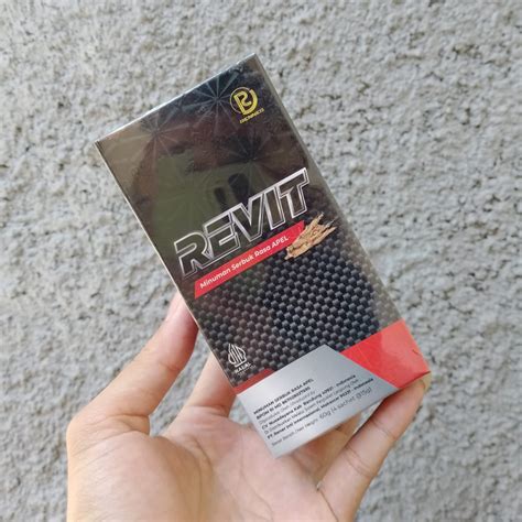 Jual REVIT MINUMAN SERBUK RASA APEL 1 BOX ISI 4 SACHET ORIGINAL