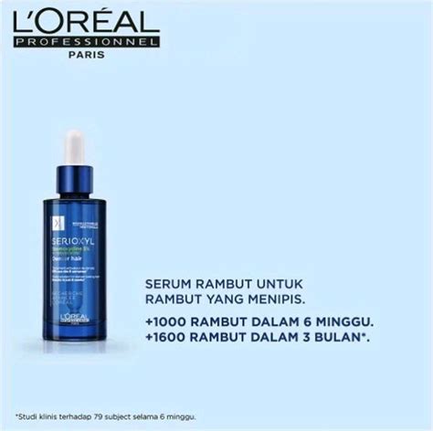 Jual Loreal Serioxyl Advance Denser Hair Hairtonik Denser Ml Di