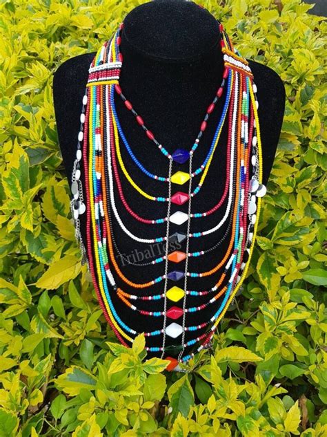 African Maasai Wedding Necklace African Necklace Maasai Etsy