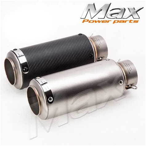 Universal Carbon Fiber Color Motorcycle Scooter Modified Muffler Exhaust Pipe Cb600 Yzf Fz400