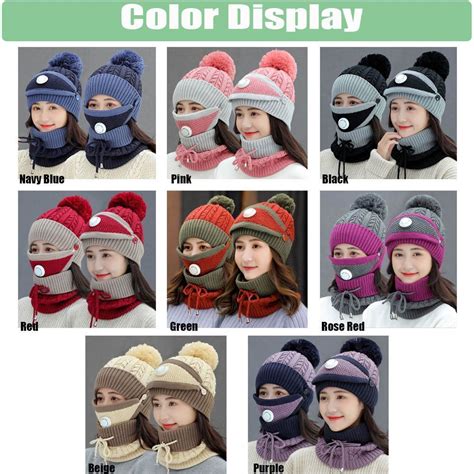 Beanie Riding Sets Scarves Snow Ski Cap Beanies Hats Hat Scarf Set