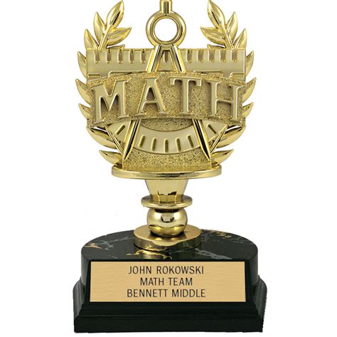 Math Trophy Jones School Supply