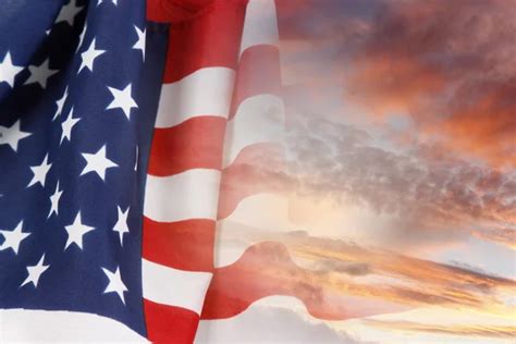 American Flag Sky Stock Photo By Stillfx 199711392