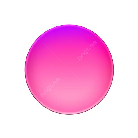 Pink Gradient Circle Gradient Circle Button Gradient Modern Shape