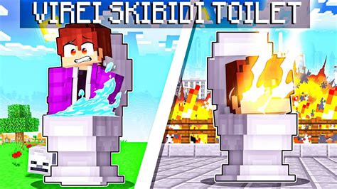 S4ULO Virou Um SKIBIDI TOILET No Minecraft Por 24 HORAS YouTube