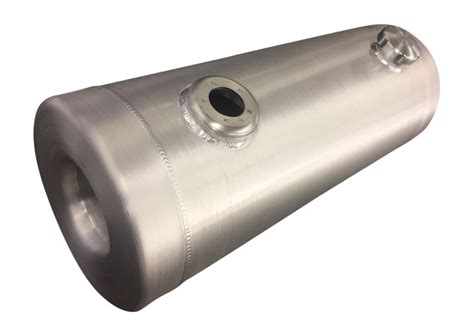 8x33 End Fill Spun Aluminum Gas Tank W Sender Flange 3 8 Npt