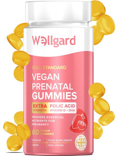 Vegan Prenatal Gummies, Pregnancy Vitamin Gummies - Wellgard