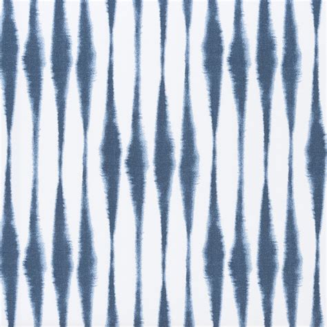 Mozaic Humble Haute Blue And White Ikat Stripe Indoor Outdoor Corded