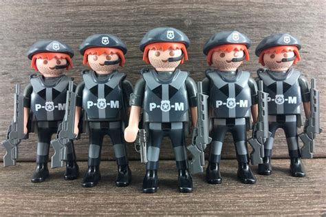 Playmobil 5 Swat Police Station Tactical Unit Fbi Figures Accessories