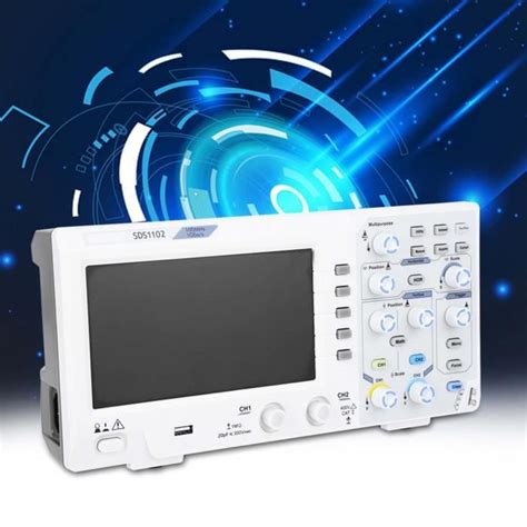 Qqmora Oscilloscope à 2 canaux Oscilloscope numérique 2 canaux bande