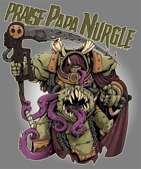 Praise Papa Nurgle Art By Jukka Rasmass 40k Gallery【2024】