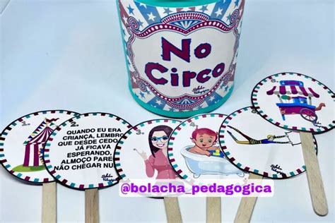 No Circo Historinha Na Lata Bolacha Pedag Gica