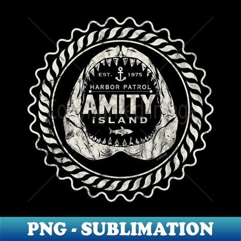 Amity Island Harbor Patrol Aesthetic Sublimation Digital F Inspire