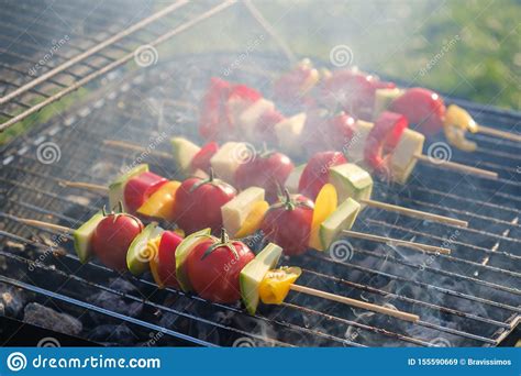 Vegetables Grill Marinade Bbq Healthy Meal Stock Image Image Of Summer Food 155590669